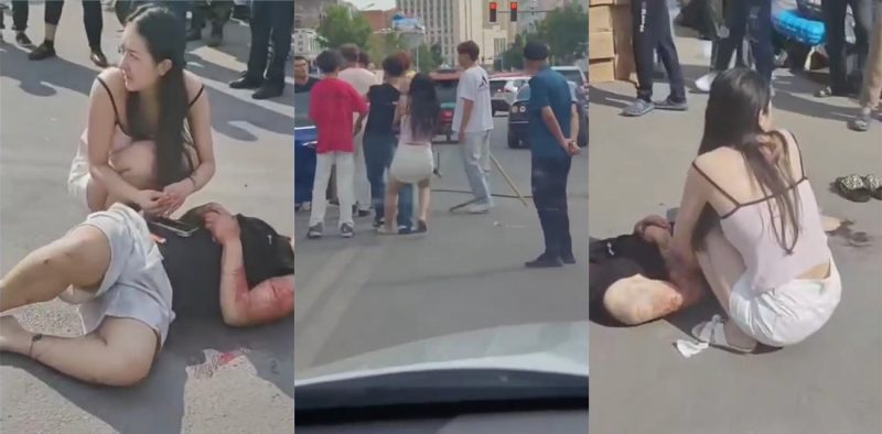 玛莎拉蒂车主一VS七 被打的血肉模糊倒地不起 蓝色不死鸟也有折翼之时！-51吃瓜网