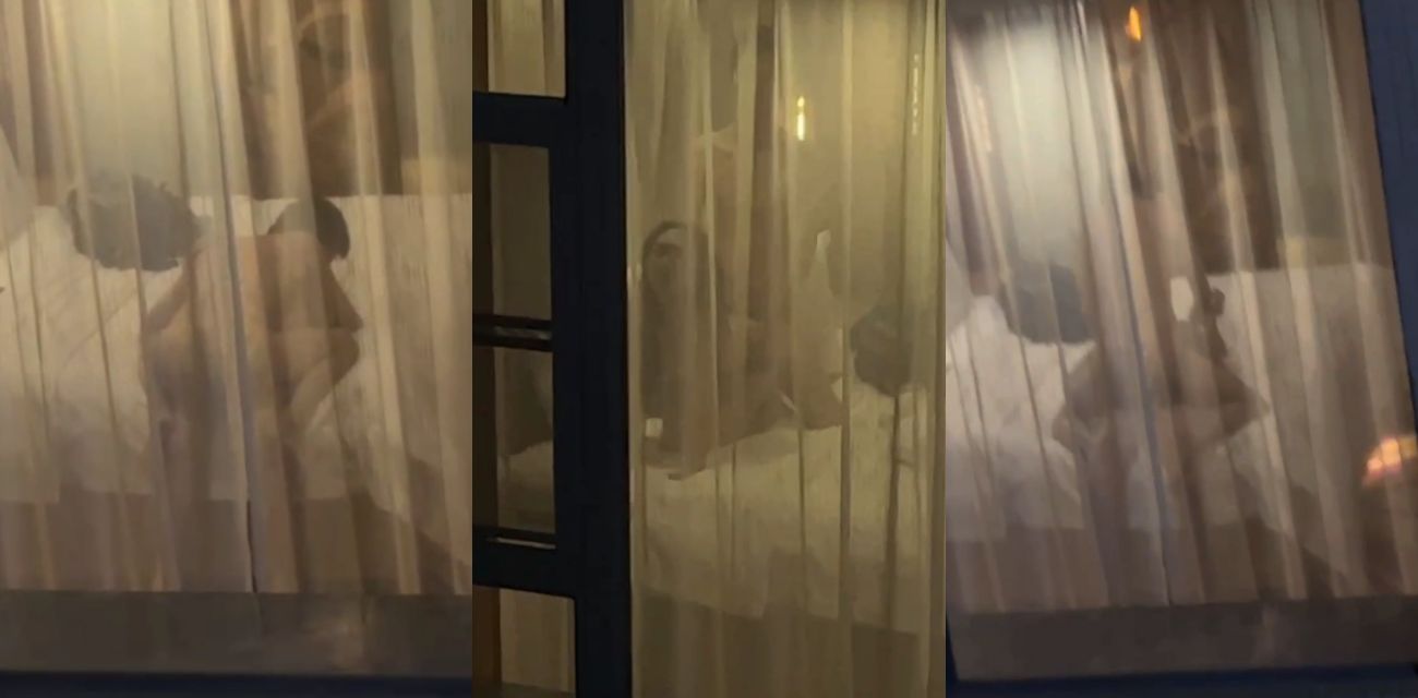 饥渴情侣隔窗激情交合 多体位打桩遭偷拍 妹子身材超火辣 观众比当事人还激动！ - 51吃瓜网-51吃瓜网
