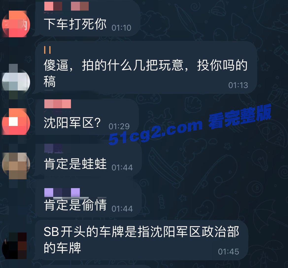 疑似沈阳军区车震偷情被抓拍视频 - 51吃瓜网-51吃瓜网