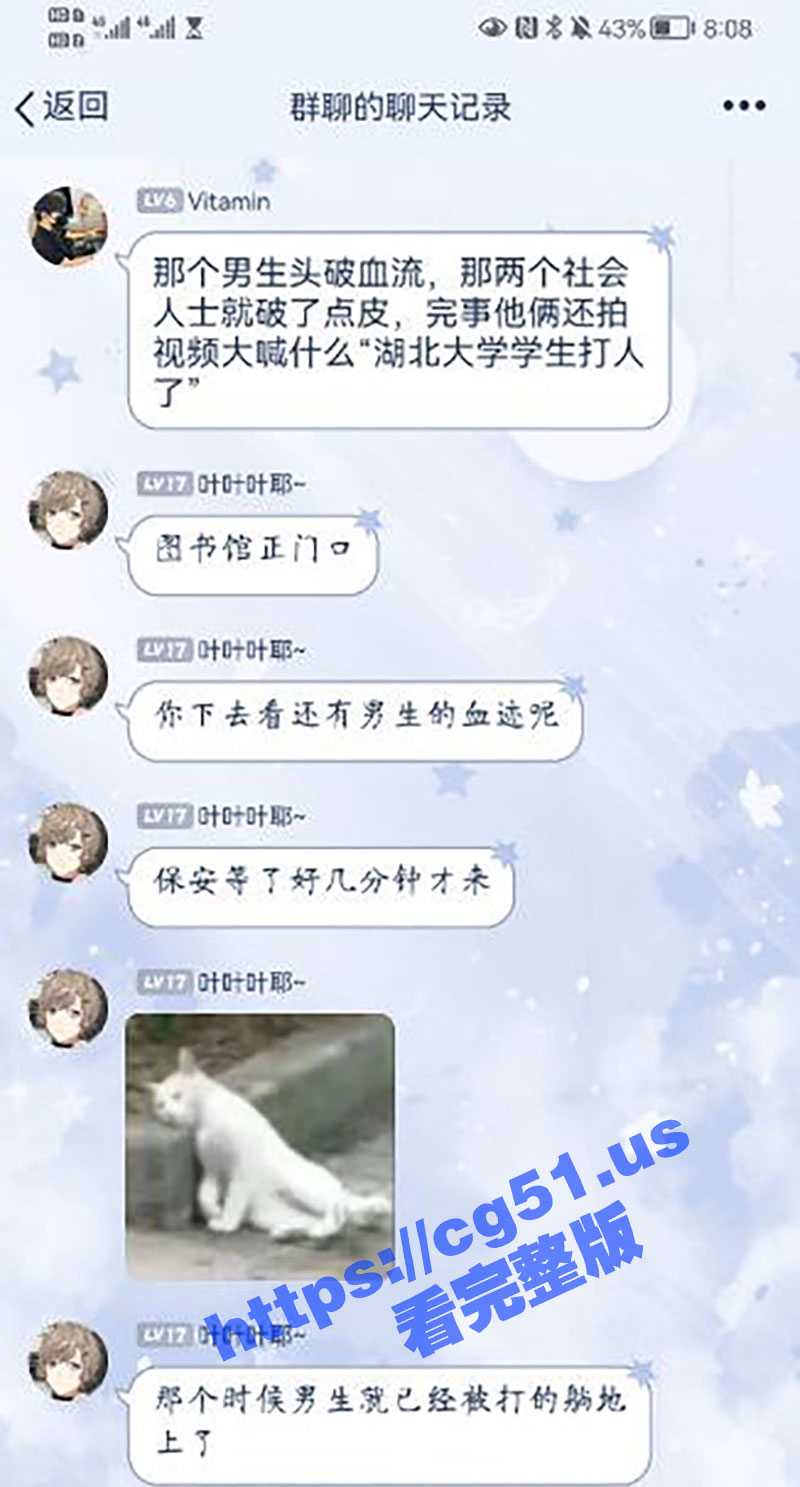 湖北大学校园打架斗殴事件 大学校园MMA！女大生不满被盯着看 男友挺身而出保护女友1V2 不敌慘流血暈倒 - 51吃瓜网-51吃瓜网
